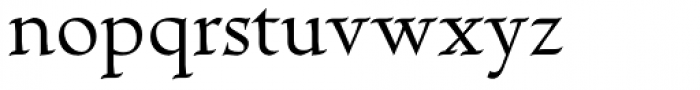 Escritura Hebrew Regular Font LOWERCASE