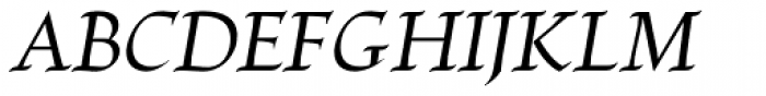Escritura Italic Font UPPERCASE