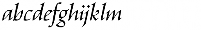 Escritura Italic Font LOWERCASE