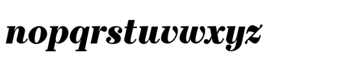 Escrow Display Black Italic Font LOWERCASE