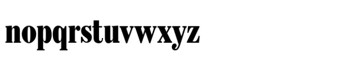 Escrow Display Compressed Black Font LOWERCASE
