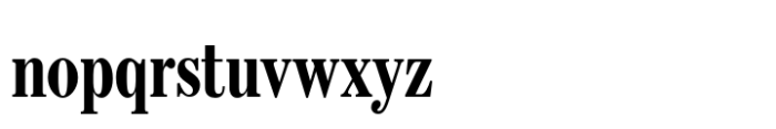 Escrow Display Compressed Bold Font LOWERCASE