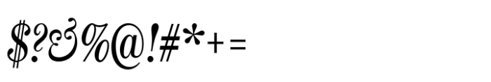 Escrow Display Compressed Italic Font OTHER CHARS