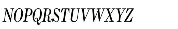 Escrow Display Compressed Italic Font UPPERCASE