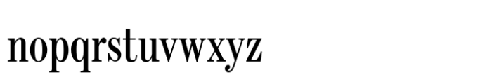 Escrow Display Compressed Regular Font LOWERCASE