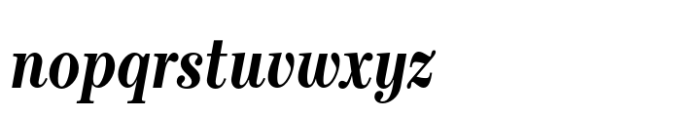 Escrow Display Condensed Bold Italic Font LOWERCASE