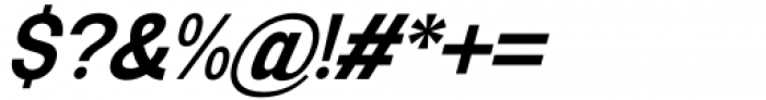 Esenka Bold Italic Font OTHER CHARS