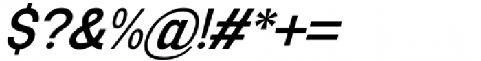 Esenka Semi Bold Italic Font OTHER CHARS