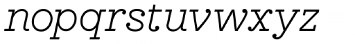 Esfera NF Italic Font LOWERCASE