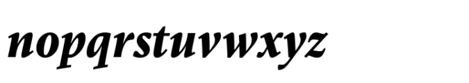 Eskapade Extrabold Italic Font LOWERCASE