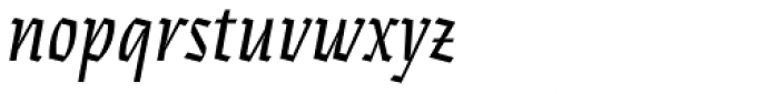 Eskapade Fraktur Italic Font LOWERCASE