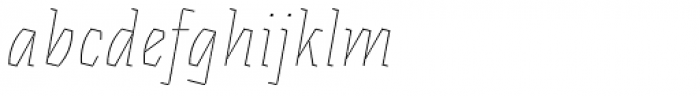 Eskapade Fraktur Thin Italic Font LOWERCASE