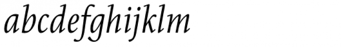 Eskapade Italic Font LOWERCASE