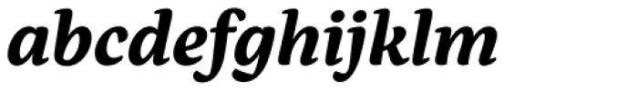 Eskorte Latin Bold Italic Font LOWERCASE