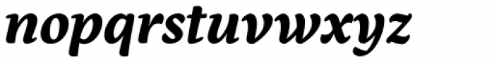 Eskorte Latin Bold Italic Font LOWERCASE