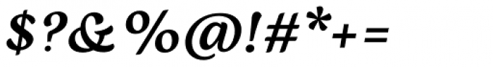 Eskorte Latin SemiBold Italic Font OTHER CHARS