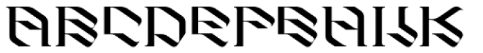 Eskos Display Regular Font UPPERCASE
