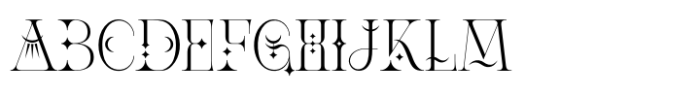 Esoteria Decorative Font UPPERCASE