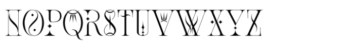 Esoteria Decorative Font UPPERCASE