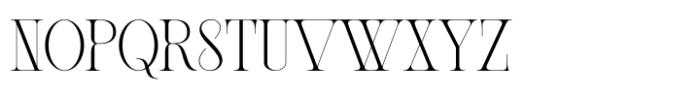Esoteria Decorative Font LOWERCASE