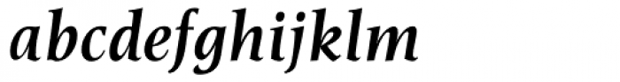Esperanto SemiBold Italic Font LOWERCASE