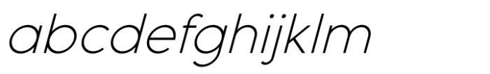 Espial Italic 1 Font LOWERCASE