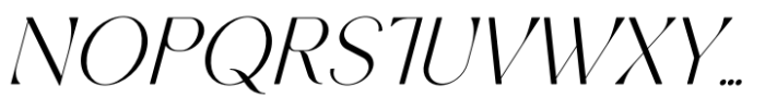 Espial Italic Font UPPERCASE