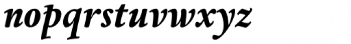 Espinosa Nova Bold Italic Font LOWERCASE