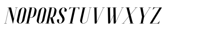 Espoir Serif Italic Font UPPERCASE