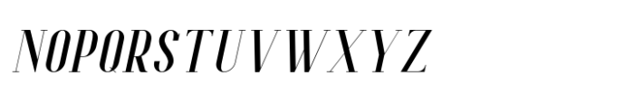 Espoir Serif Italic Font LOWERCASE