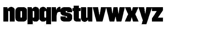 Esport Headline Black Font LOWERCASE