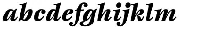 Esprit Black Italic Font LOWERCASE