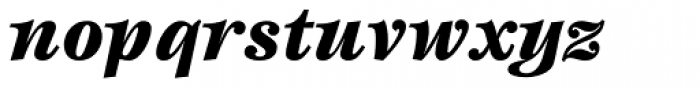 Esprit Black Italic Font LOWERCASE