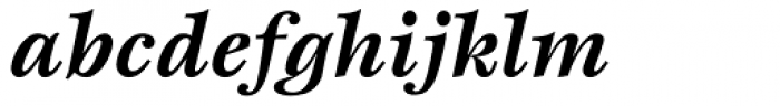 Esprit Bold Italic Font LOWERCASE