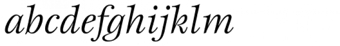 Esprit Book Italic Font LOWERCASE