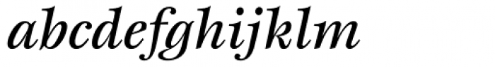 Esprit Medium Italic Font LOWERCASE