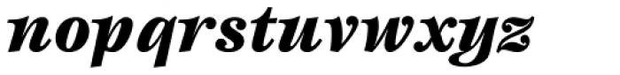 Esprit Std Black Italic Font LOWERCASE