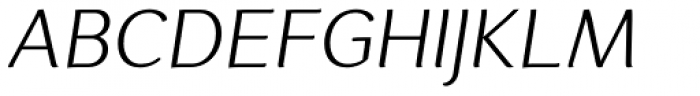 Espuma Pro Light Italic Font UPPERCASE