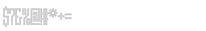 Esquema Outline Font OTHER CHARS