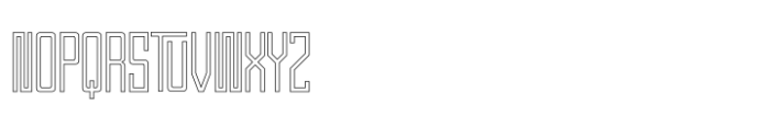 Esquema Outline Font UPPERCASE