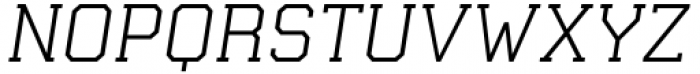 Esquina Light Italic Font UPPERCASE
