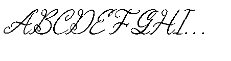 Estalion Linier Italic Font UPPERCASE
