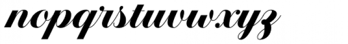 Estampa Script Bold Font LOWERCASE