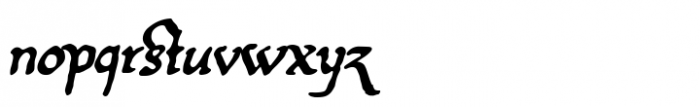 Estanica Italic Font LOWERCASE