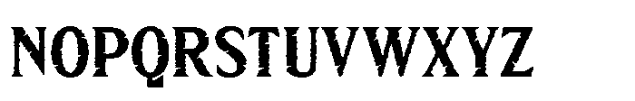 Estefit Rough Font LOWERCASE