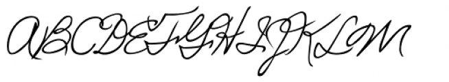 Estelle Handwriting Font UPPERCASE