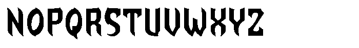 Esternal Regular Font UPPERCASE