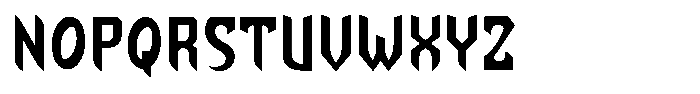 Esternal Regular Font LOWERCASE