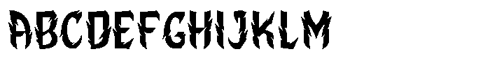 Esternal Sharp Font UPPERCASE