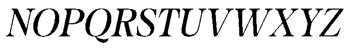 Estetika Maison Italic Font UPPERCASE